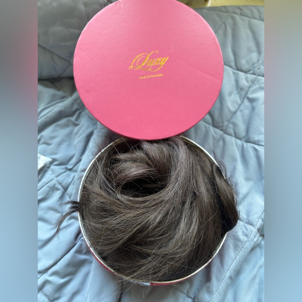 LUXY 24” 240G Dark COOL Brown 2A (DISCONTINUED) + EXTRA 4 Clip Volumizer Weft